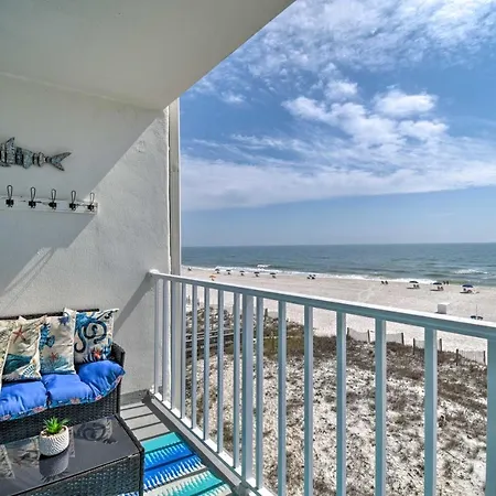 Bright Gulf Shores Beachfront Condo With Pool Access Exterior photo