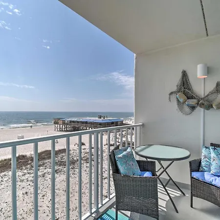 Bright Gulf Shores Beachfront Condo With Pool Access Exterior photo
